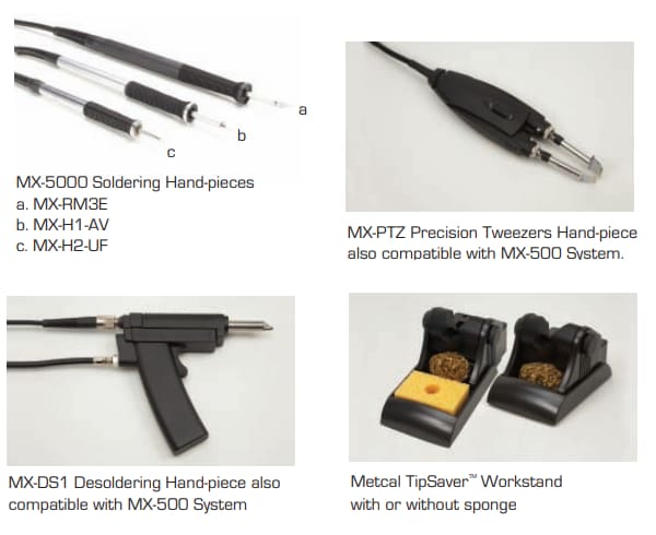 Metcal MX-5000シリーズ リワーク/はんだ付けシステム