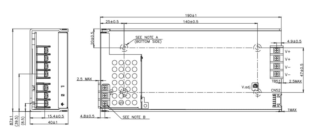 チャート - TDK-Lambda CUS350M電源