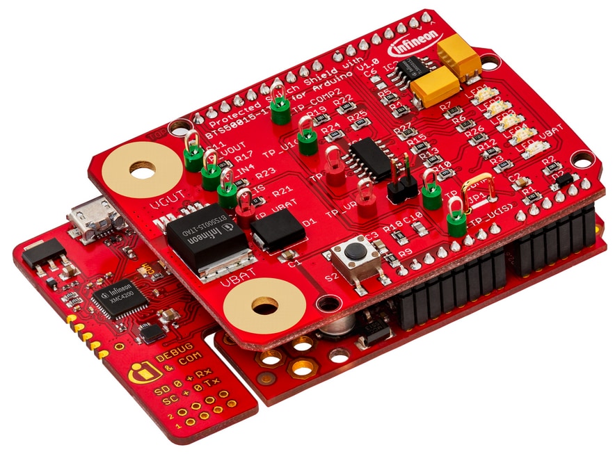 チャート - Infineon Technologies SHIELDBTS50015-1TAD 12V保護スイッチシールド