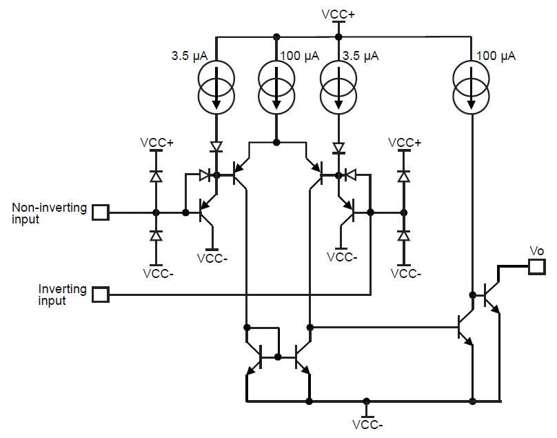 アプリケーション回路図 - STMicroelectronics LM2903WH/LM2904WHコンパレータとアンプ
