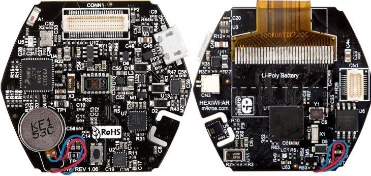 Mikroe Hexiwearウェアラブル開発キット