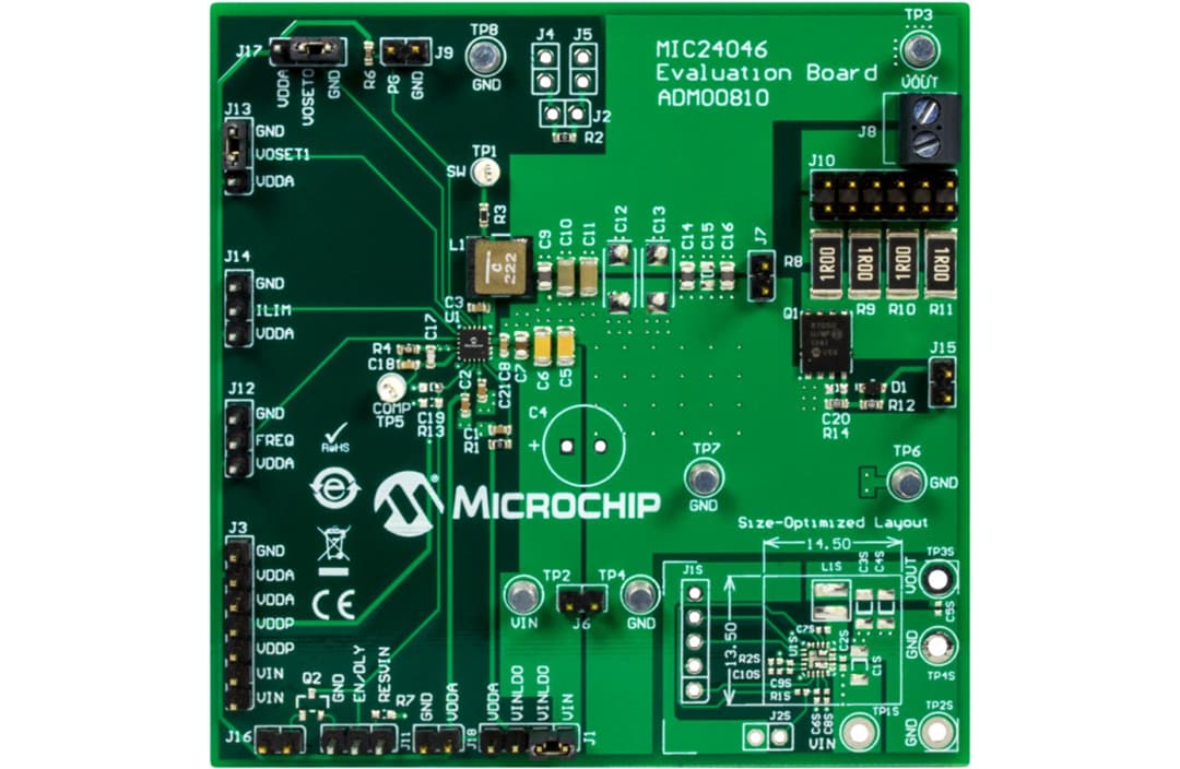 Microchip Technology MIC24046コンバータ評価ツール