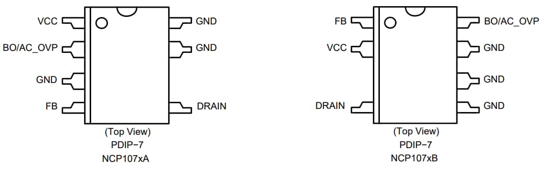 onsemi NCP107xオフラインスイッチャ