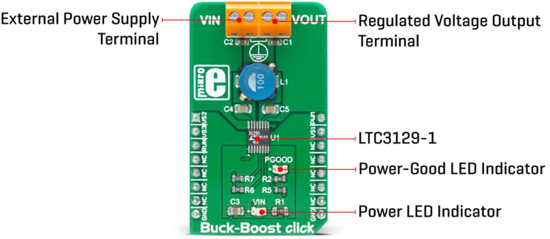Mikroe Mikroe-2806 Buck-Boost Click™