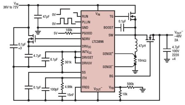 Analog Devices Inc. LTC389x同期DC/DCコントローラ