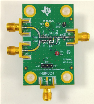 Texas Instruments OPA837DBVEVMオペアンプ評価モジュール