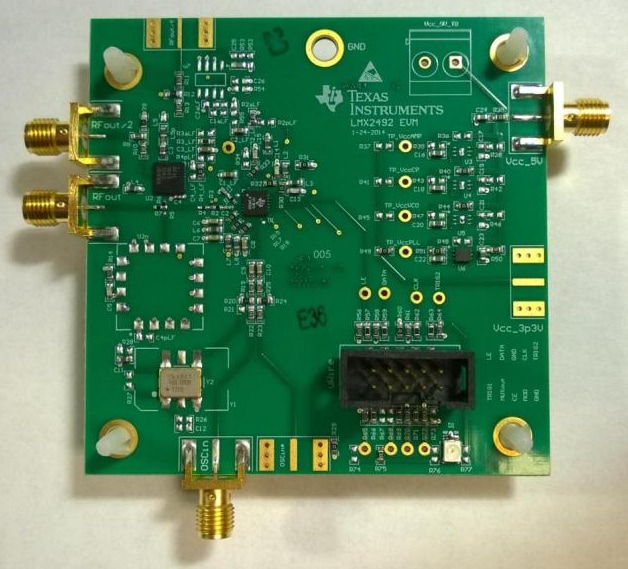 ロケーション回路 - Texas Instruments LMX2492EVM評価モジュール（EVM）