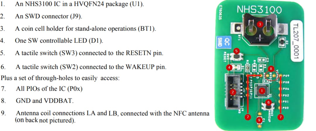 NXP Semiconductors NHS3100スターター開発キット