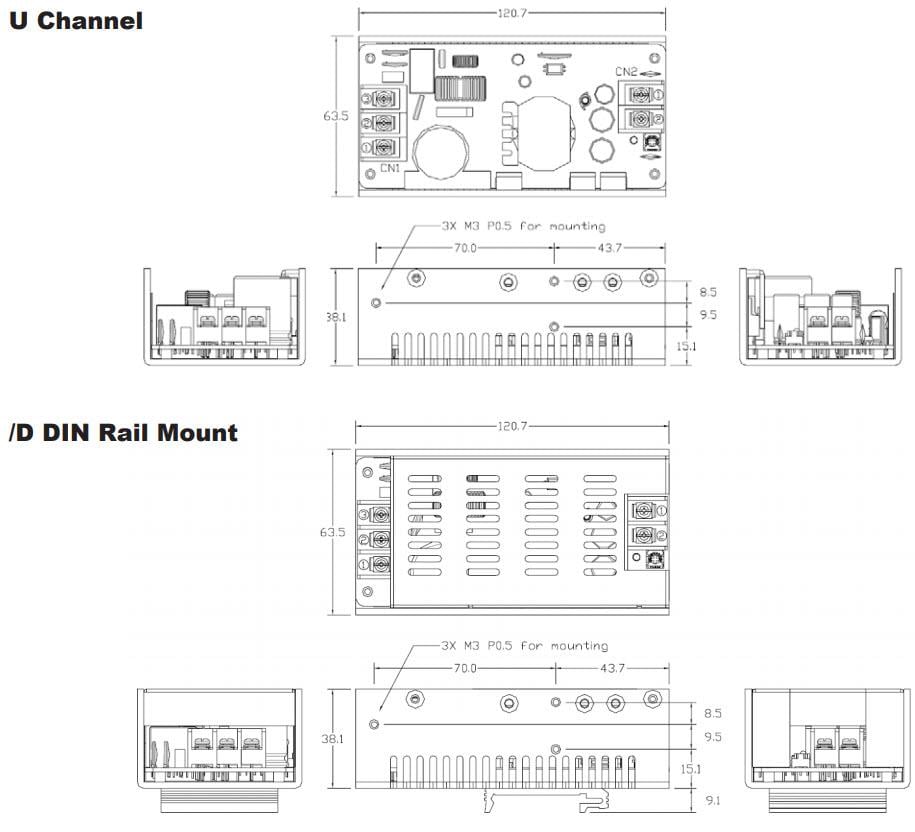 TDK-Lambda CSW65 40-65W AC-DC電源