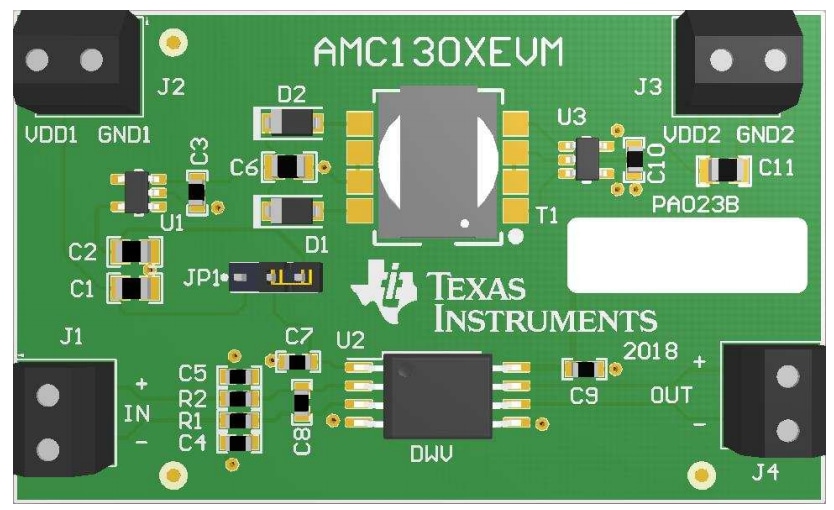 ロケーション回路 - Texas Instruments AMC1302EVM評価モジュール