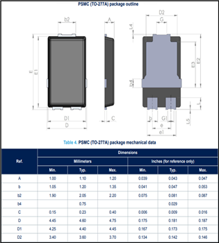 STMicroelectronics STPS5L60SF & STPS5L60SFY 60Vショットキー整流器