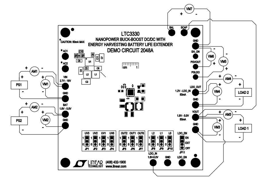 ロケーション回路 - Analog Devices Inc. LTC333xデモボード