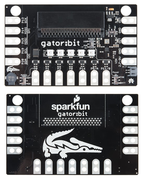 ロケーション回路 - SparkFun DEV-14484 gator:bit & DEV-15162 gator:bit v2.0