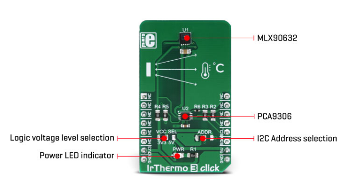 Mikroe MIKROE-3121 IrThermo 3 Click