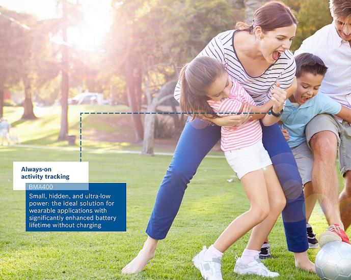 Bosch BMA400 3軸加速度計