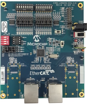 Microchip Technology LAN9252スレーブ・コントローラ評価ボード
