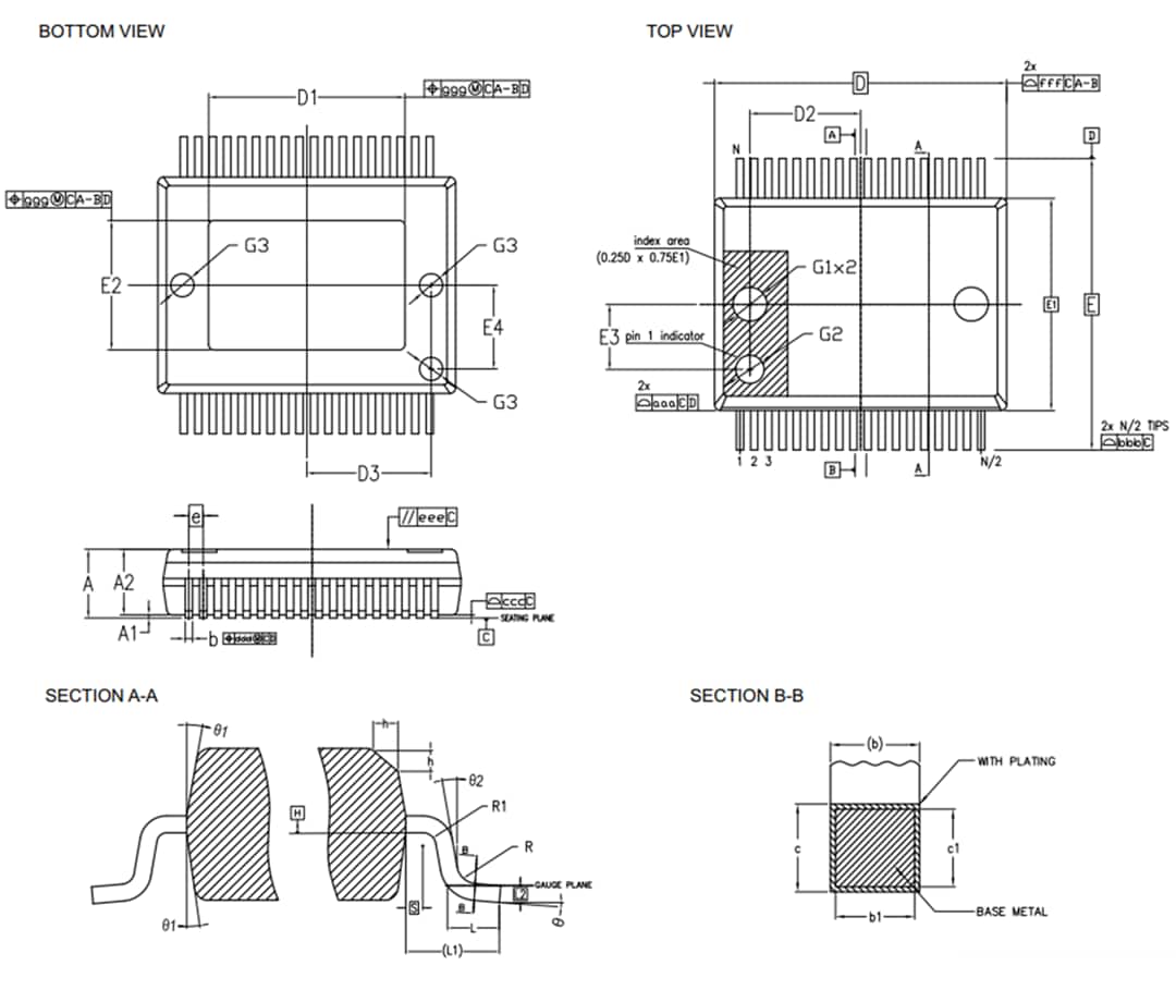 STMicroelectronics VNHD7008AY Hブリッジ・モータ・ドライバ
