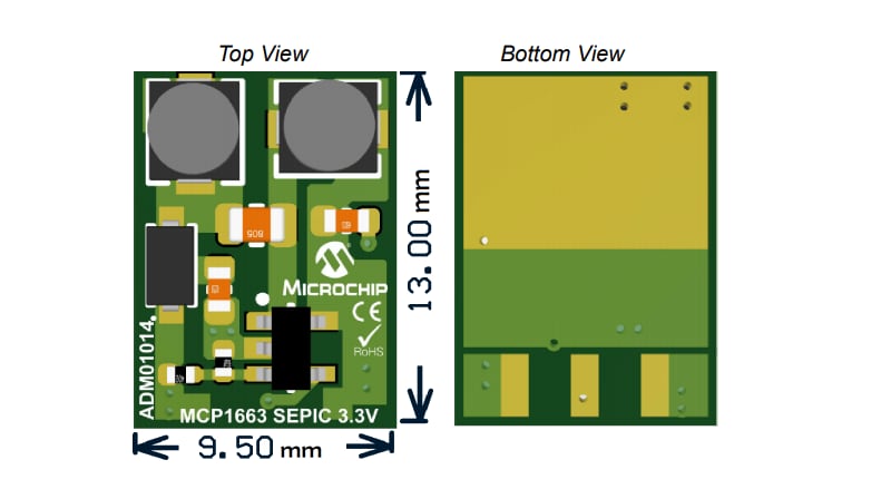 ロケーション回路 - Microchip Technology ADM01014評価ボード