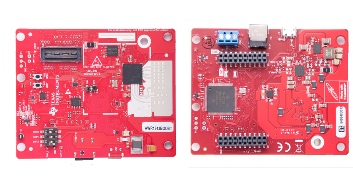 ロケーション回路 - Texas Instruments AWR1843BOOST車載用評価モジュール