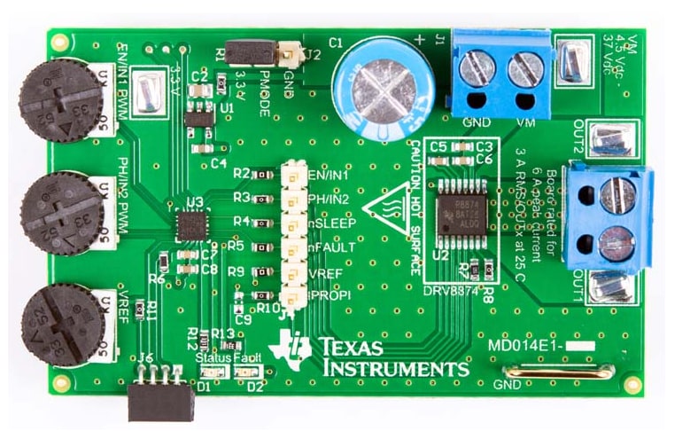 Texas Instruments DRV8874EVM/DRV8874-Q1EVM評価モジュール