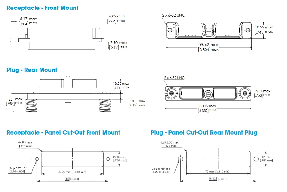 機械図面 - ROHM Semiconductor CSL090xシリーズ高輝度レンズタイプLED
