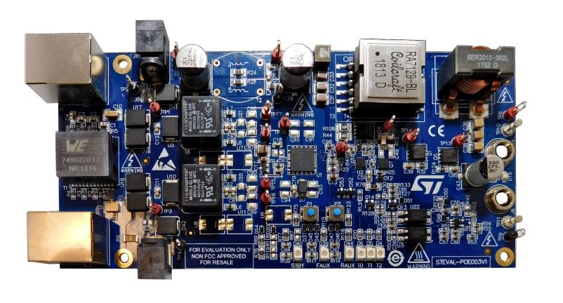 チャート - STMicroelectronics STEVAL-POE003V1評価ボード