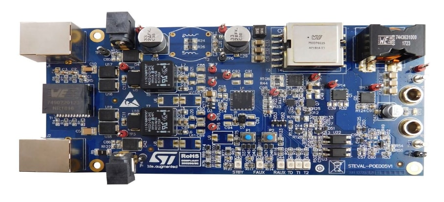 チャート - STMicroelectronics STEVAL-POE005V1評価ボード