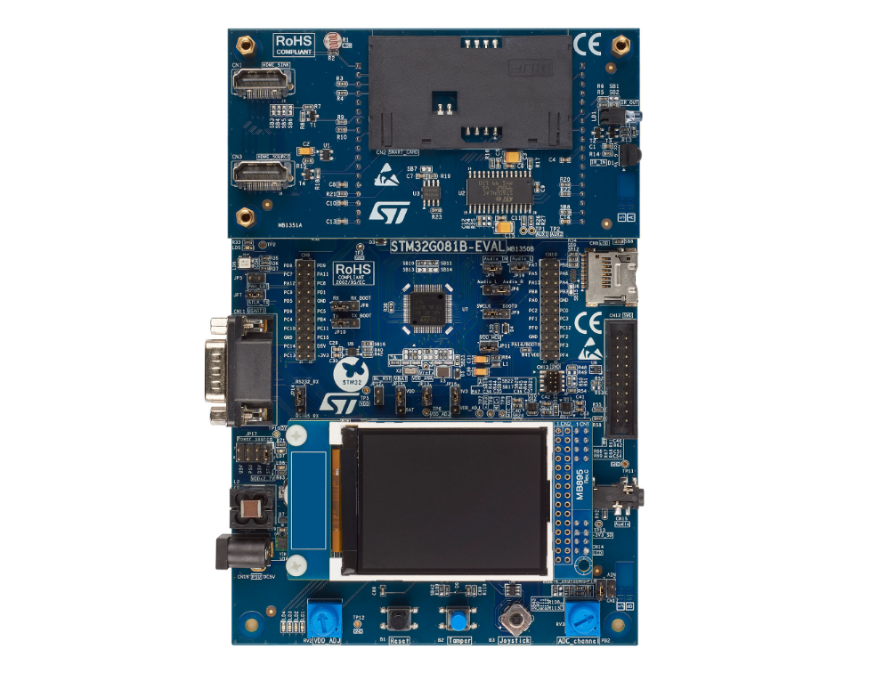 チャート - STMicroelectronics STM32G081B-EVAL評価ボード
