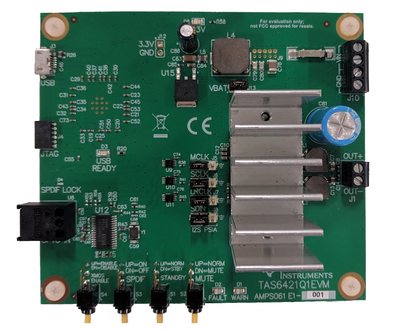 ロケーション回路 - Texas Instruments TAS6421Q1EVM評価モジュール