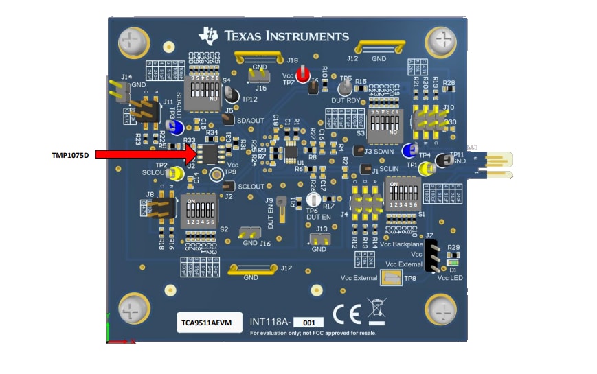 Texas Instruments TCA9511AEVM評価モジュール