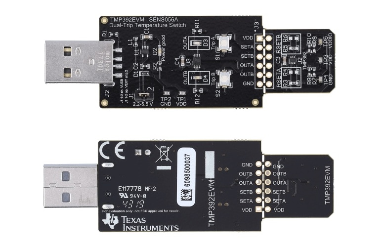 Texas Instruments TMP392EVM評価モジュール