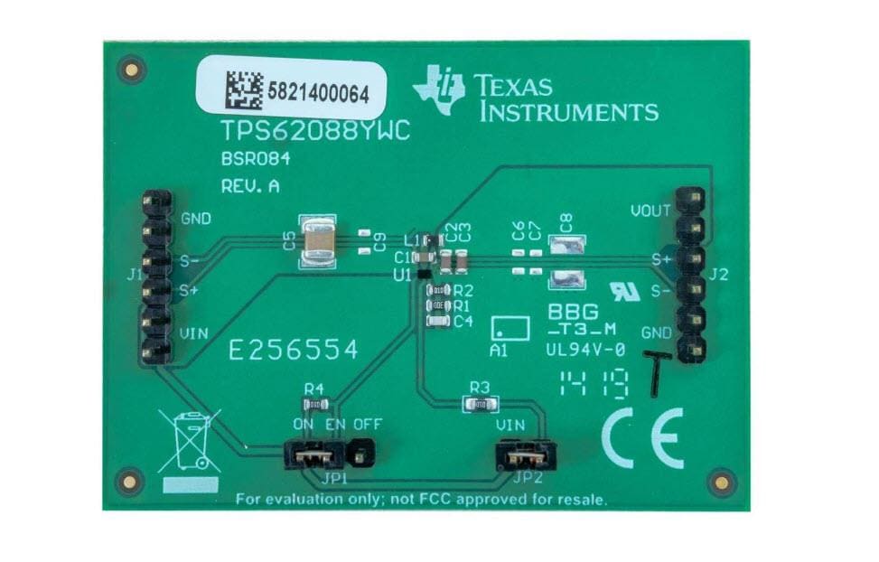ロケーション回路 - Texas Instruments TPS62088YWCEVM-084評価モジュール