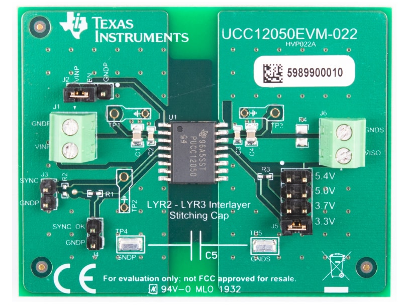 ロケーション回路 - Texas Instruments UCC12050EVM-022評価モジュール