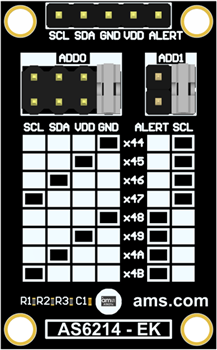 Chart - ams OSRAM AS621x Evaluation Kits