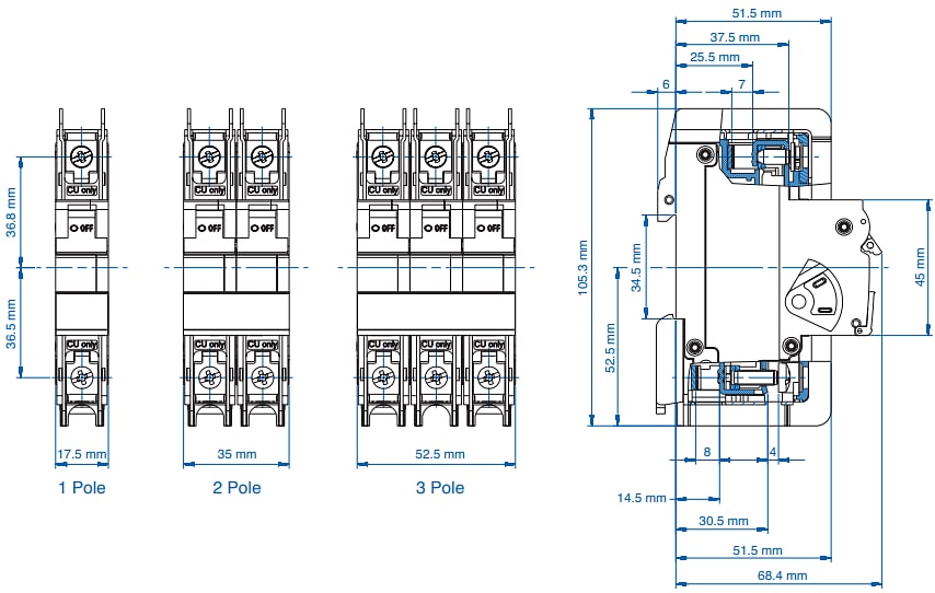 Altech UL (AC) & DL (DC) Circuit Breakers