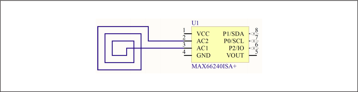 回路図 - Analog Devices / Maxim Integrated MAX66240EVKITタグ評価キット