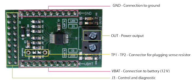 STMicroelectronics VND7E050AJ評価ボード