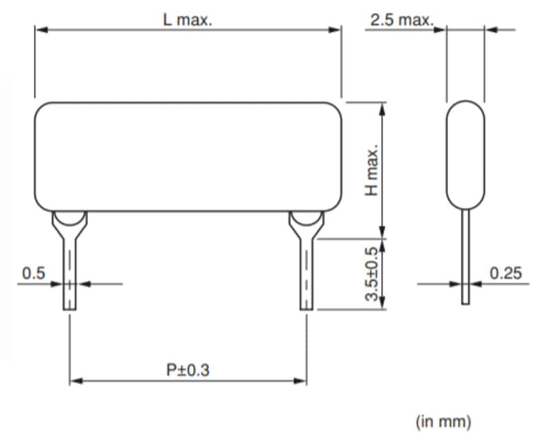 ブロック図 - Murata Power Solutions MHR_SA高電圧レジスタ