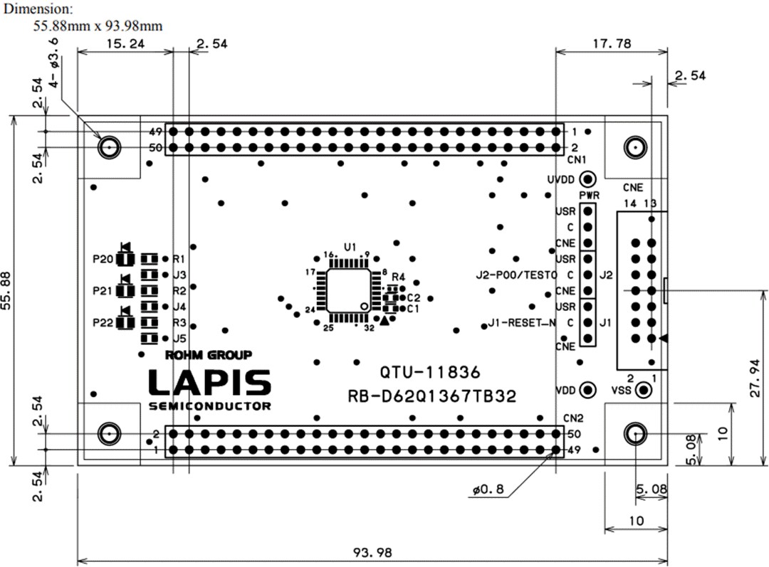 ROHM Semiconductor ML62Q1367リファレンスボード