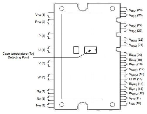 onsemi FND43060T2 SPM® 45モジュール