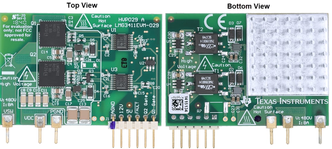 機械図面 - Texas Instruments LMG3411EVM-029ハーフブリッジ・ドータ・カード