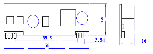 Mechanical Drawing - Adafruit Power over Ethernet (PoE) Module