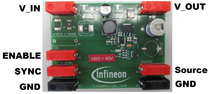 Infineon Technologies TLE8386-2ELデモボード