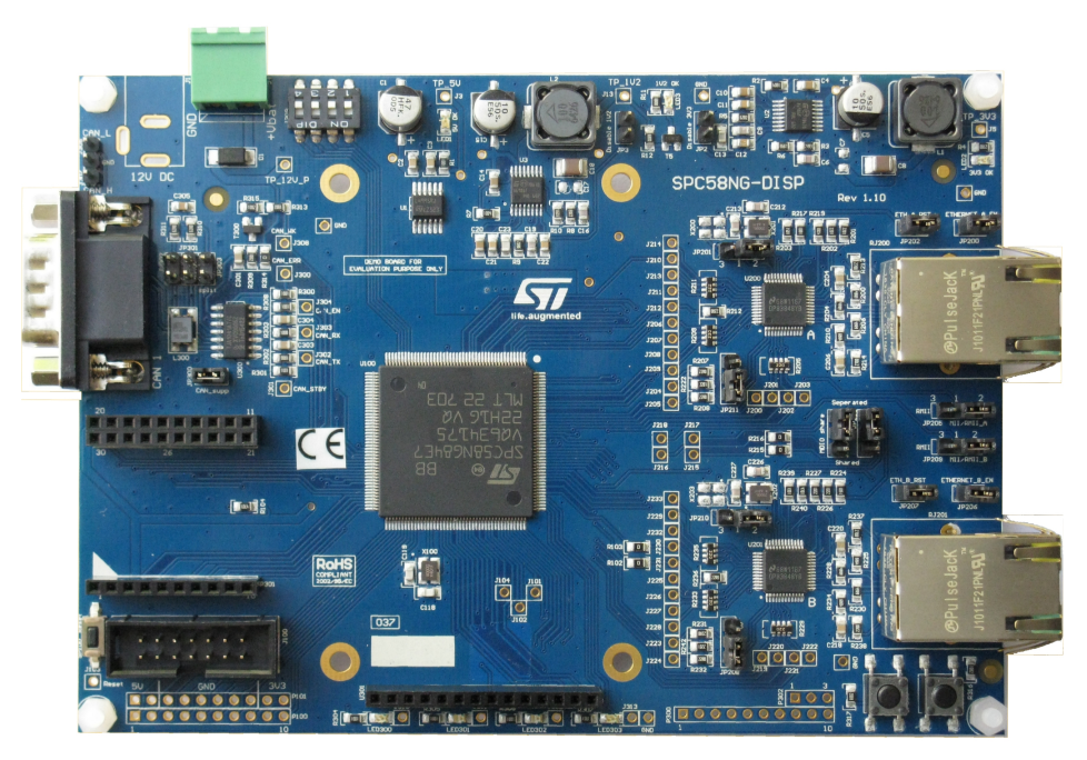 ロケーション回路 - STMicroelectronics SPC58NG-DISP Discovery+ボード