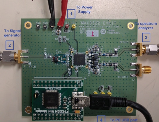 ロケーション回路 - Analog Devices / Maxim Integrated MAX3522BEVKIT評価キット