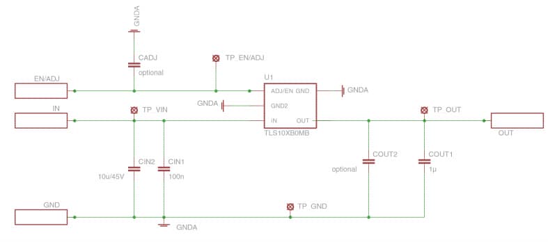 Infineon Technologies TLS105B0MBデモボード