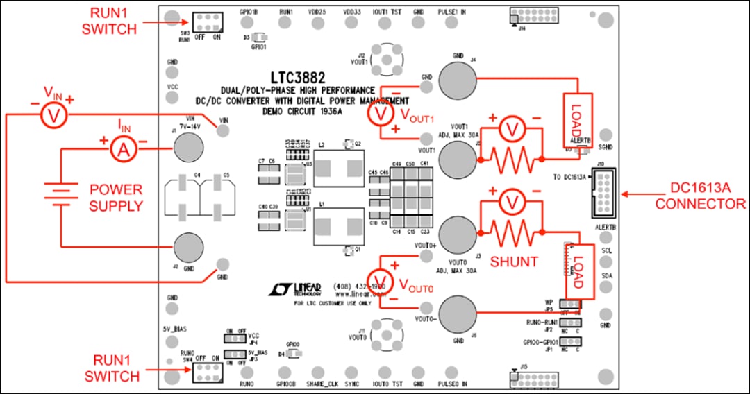 機械図面 - Analog Devices Inc. DC1936Aデモ回路ボード