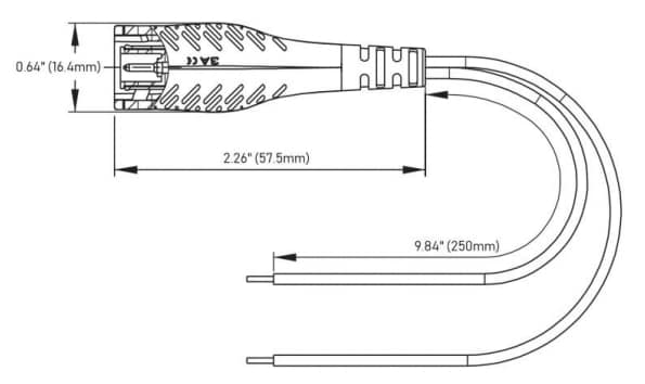 Pomona Electronics 73105 BNC (M) Breakout to Flying Leads