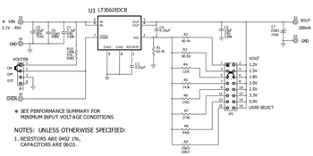 回路図 - Analog Devices Inc. LT306xデモボード