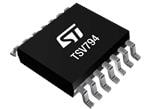 STMicroelectronics TSV79x高帯域幅レール・ツー・レールオペアンプ